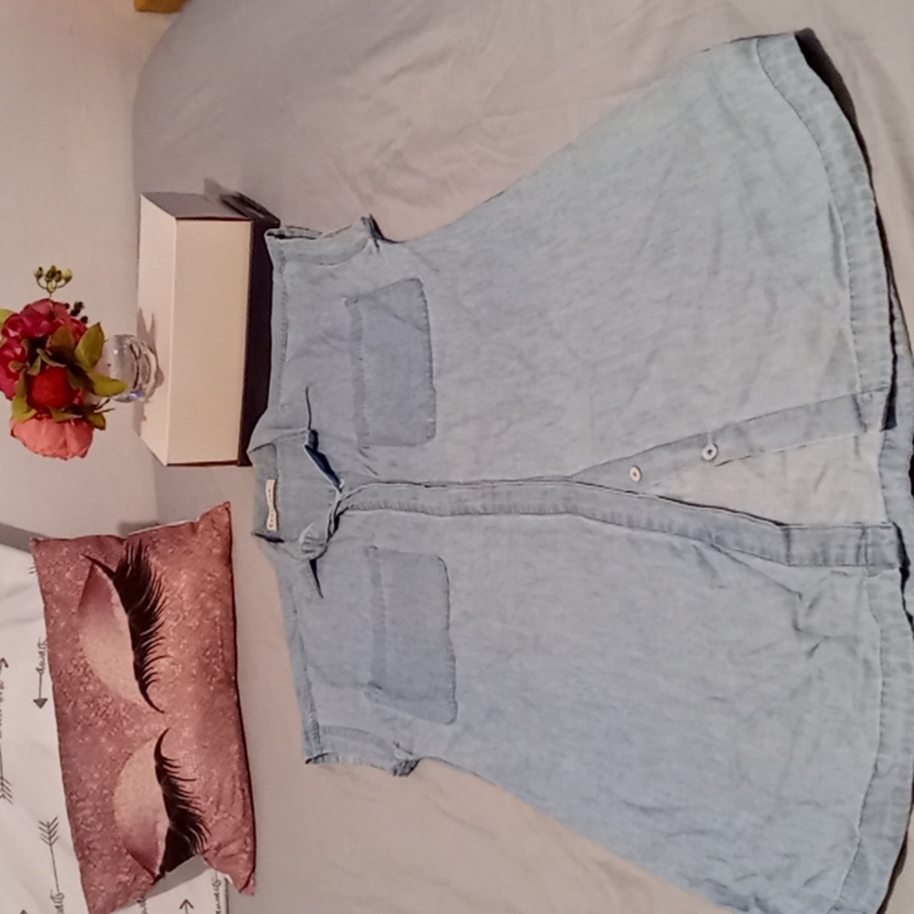 Light Jean summer dress for women.